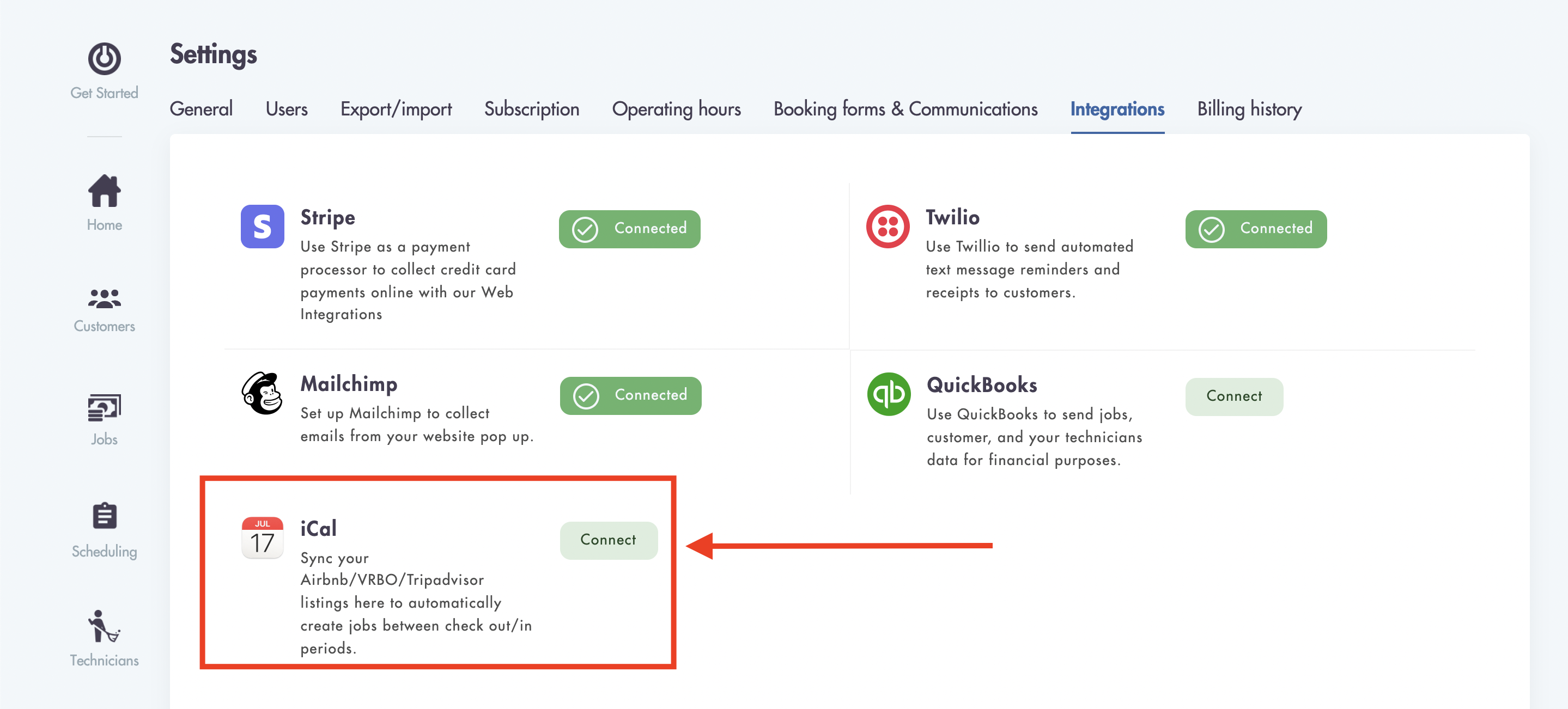 AirBnb VRBO TripAdvisor ICal Calendar Integration